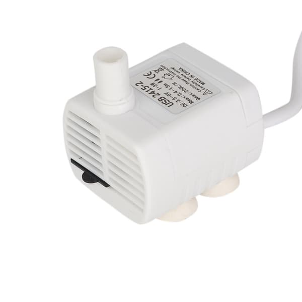 USB Mini Pump Dränkbar Vattenpump för Akvarium Fisk Tank Husdjur Vattendispenser