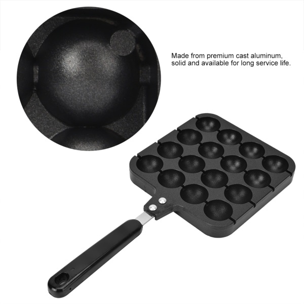 Non Stick Takoyaki Grill Pan Plate Madlavning Bageform Bakke