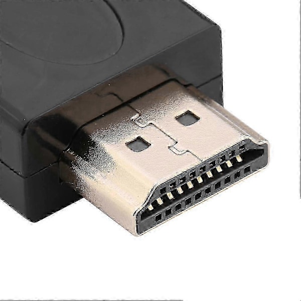 HDMI Hane till Hona Justerbar Adapter Konverterare med 360 Graders Rotation -JRCN