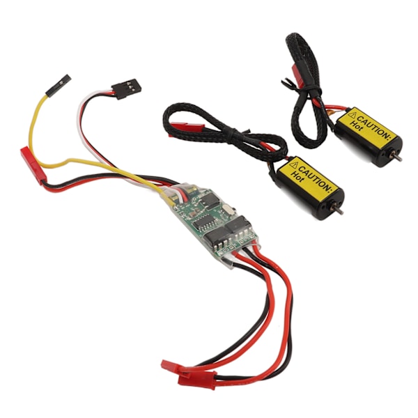 Elektriske hastighetsregulatorer Dual Way Bidirectional 10A ESC hastighetskontroll for RC modellskipstank