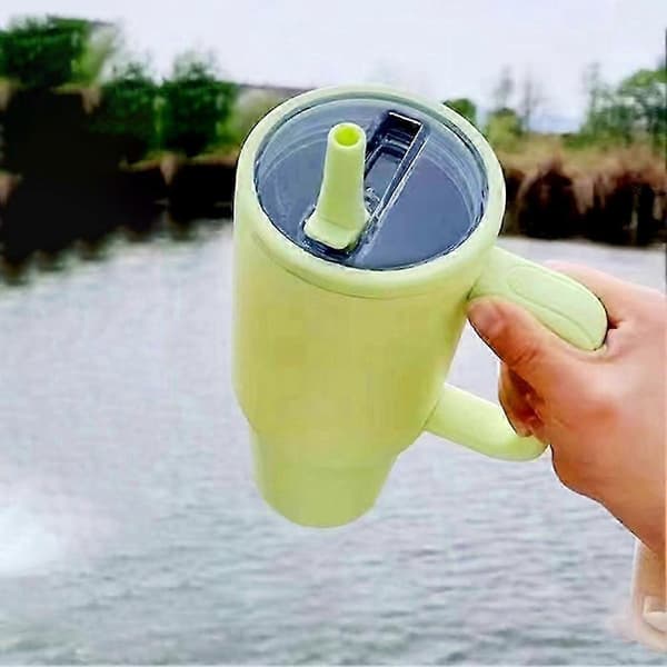 Stanley Quencher Tumbler Lockbyte - 40oz Flip Straw Cover, Leak-Proof & Shatter-Resistant Black