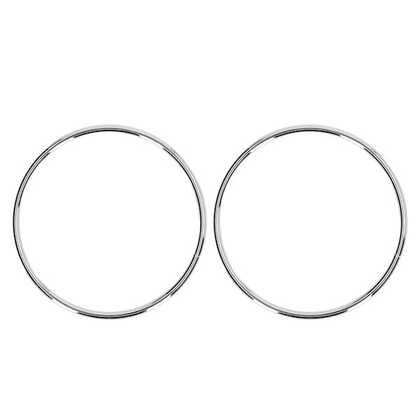 2 kpl käsilaukun kahvat DIY-tarvikkeet Hieno viimeistely Pyöreä muoto Korkea kovuus Laukkukahvat Valkoinen nikkeli