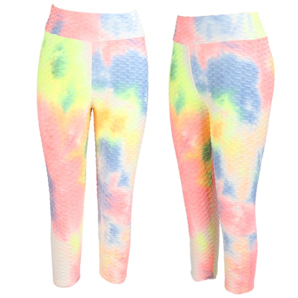 Andningsbara sportleggings med rumplyft, snabbtorkande, elastiska, högmidjade yogabyxor för kvinnor