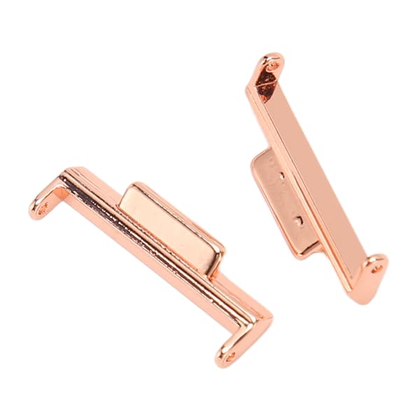 2 stk. urremforbinder 22 mm metalurremforbinder tilbehørsdel til FIT 2 rosaguld