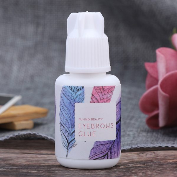 Professionel podet øjenbrynsforlængerlim Gel Brow Liquid Langvarig 10ml