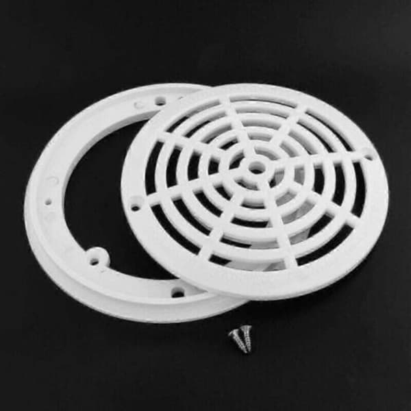 Pooltilbehør Hovedafløb Sp-1030 Rundt afløb Pooltilbehør (hvid) (1 stk) White