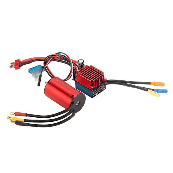 S2845 3700KV Borstlös Motor 35A ESC Set Vattentät Elektrisk Hastighetsregulator för Traxxas för HSP 1/12 RC Bil