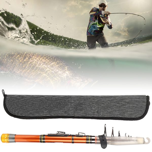 Karbonfiber Hard Justerbar Mini Lomme Fiske Stang Mini Ultrakort Bærbar Kompakt Sjø Støping Stang Tilbehør