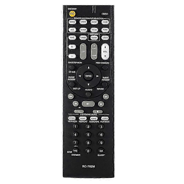 Fjernkontroll Erstatning RC-762M kompatibel med AV Receiver HT-R380 HT-R290 HT-R390 HT-R538 TX-SR308 HT-S340