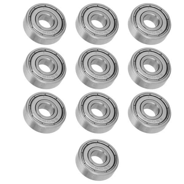 10 kpl S608Z 8x22x7 mm ruostumattomasta teräksestä valmistettuja kuulalaakereita skeittilautoihin ja rullaluistimiin