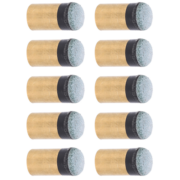 10 kpl/pussi Biljardipallotarvikkeet Pool Cue Nine Balls Club Vaihtoruuvin kärjet 12MM