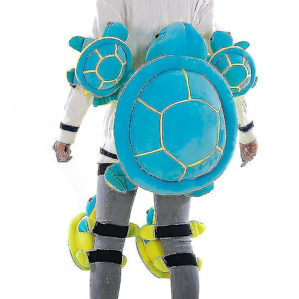 Turtle Tortoise Skiing Skating Snowboarding Protective Cushion Adult Knee Blue