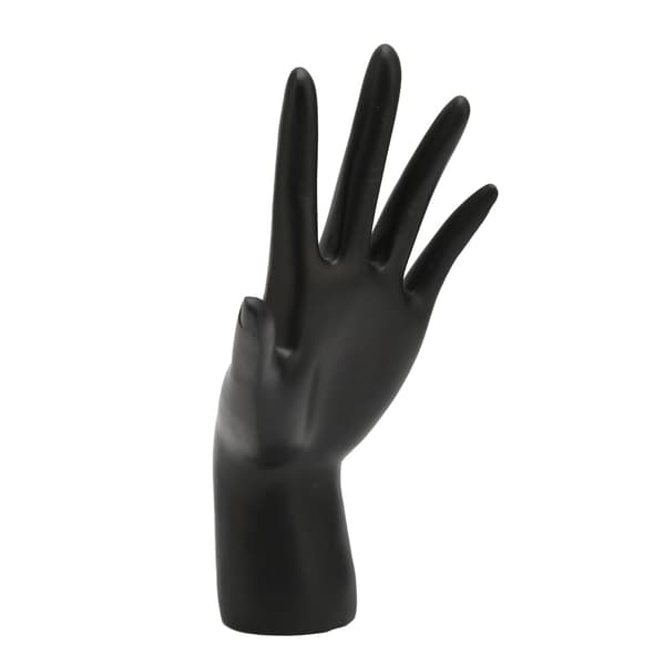 Kvindelig Mannequin Hånd Resin Sort Smykke Display Holder Stand til Ring Armbånd Ur Hårbånd