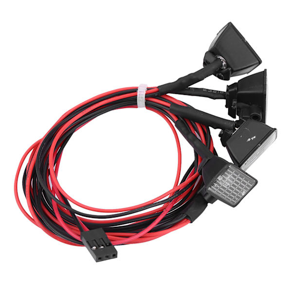 RC Crawler Roof Lights LED'er Light Bar Lampe tilbehør til Axial scx10 Traxxas trx-4 bil (hvid)