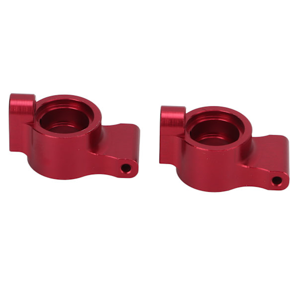 2 stk. aluminiumslegering bakakselkopp med høy styrke RC-tilbehør for LC Racing PTG-2 1/10 RC-bil rød