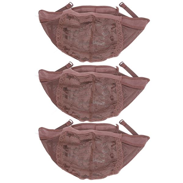 3st töjbar strumpa peruk cap Mesh nylon näthatt för Cosplay Makeup Kostymer