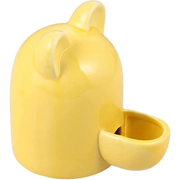 Liten Keramisk Vattendispenser för Smådjur, Tyst Keramisk Drickskål, Liten Skål för Hamstrar, Keramisk Hamsterflaska, för Fåglar, Hamstrar, Möss, Igelkottar, Ch