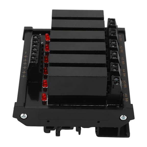 6-kanals DC til AC solid state relæ 3-32VDC indgang 5-8A 24-480VAC belastning solid state relæ SSR modul
