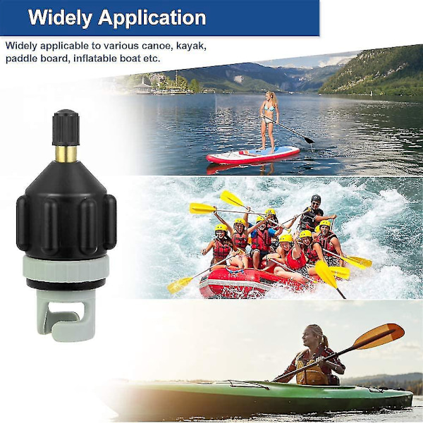 Kajak Pumpe Adapter Inflator Dyse Kompressor Tilbehør Udstyr Til Oppustelig Sup Paddle Båd