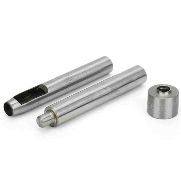3 stk maljer hullstanse rund hull rustfritt stål stanseverktøysett for klespenner 9,5 mm