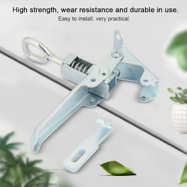 Metallspänne Lås Fästspärr Spärr Låsbar lastbil Trailer Body Clamp Hasp