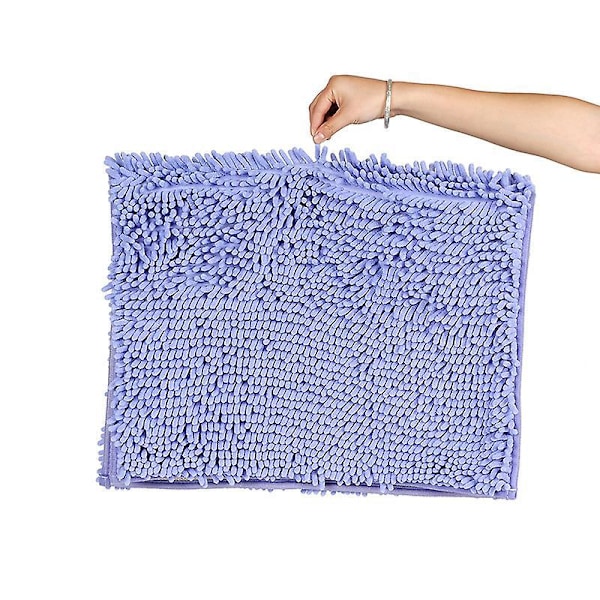 Erityisen Imuva Violetti Kylpymatto - 50 x 80cm, Liukumaton Mikrokuitu Matto Kylpyyn, Suihkuun ja Kylpyhuoneeseen, Konepesu