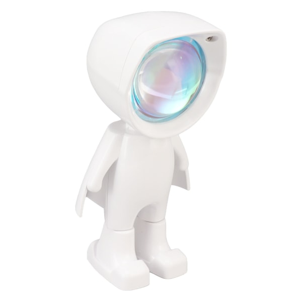 Romantisk astronaut robot solnedgang lampe projektor gul farve solnedgang lys til soveværelse live udsendelse fest værelse indretning
