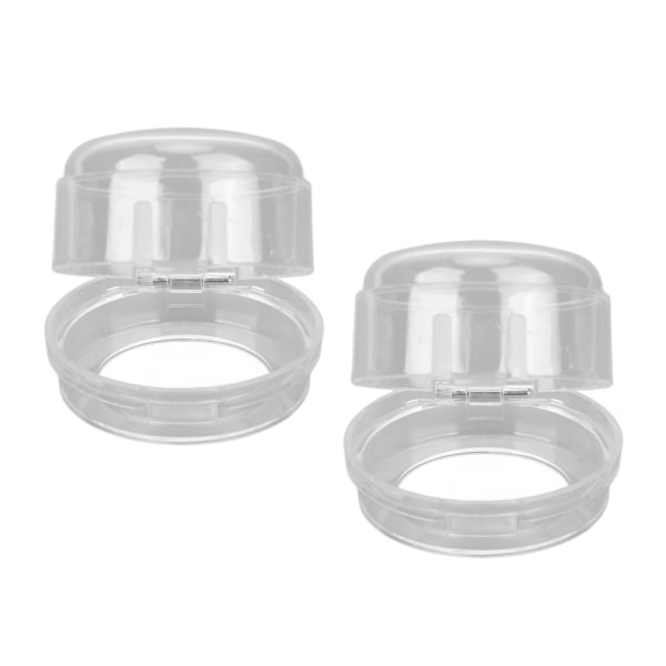 2 stk Gasskomfyr knottdeksler Barnesikkert gasskomfyr knottdeksler Protector for Home KitchenTransparent