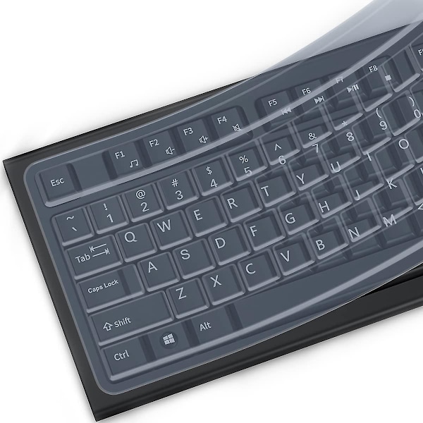 Transparent Anti-støv Tastaturdækning Genanvendelig Vandafvisende til Standard Desktop-taster