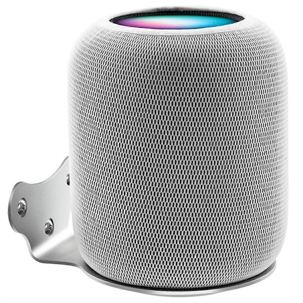 Väggfäste Repfritt Fäste för Smart Högtalare HomePod 2 A Silver