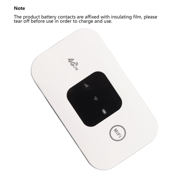 Bärbar internet-hotspot 150 Mbps höghastighets SIM-kort 4G stark täckning SIM-kortsrouter för hemmakontor resor