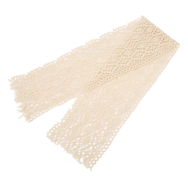 Blonderibbon Bomullstråd 5 Yards Elastiske Dekorative Tilbehør for Klesdekorasjon DIY Gardin