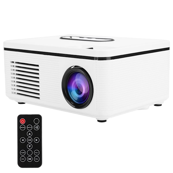 S361 Mini Hjemmebærbar LED-projektor 1080p HD for Desktop / DVD / Høytaler (US 100-240V)