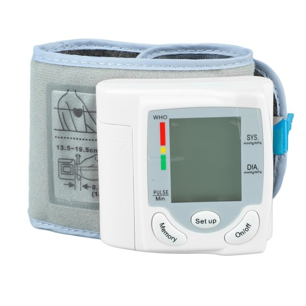 Blodtrycksmätare Automatisk högupplöst skärm Elektronisk blodtrycksanordning för hemmet
