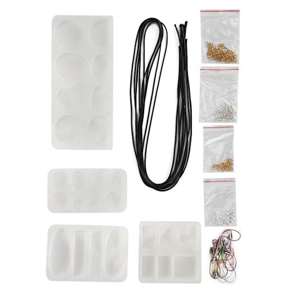 Molds med reppaket Gör-det-själv-hantverksverktyg för smycken Halsband Hängsmycken