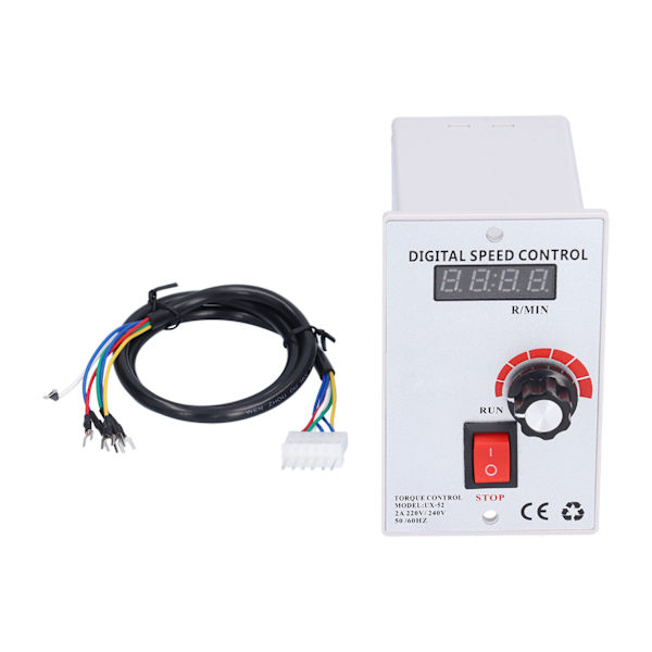 Motorhastighetskontroll UX‑52 Digital 400w 220‑230V Ingen støy Ingen vibrasjon Hastighetskontroller