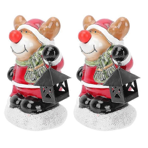 2 stk. Julepynt Kreative Juleornamenter Julenattlamper