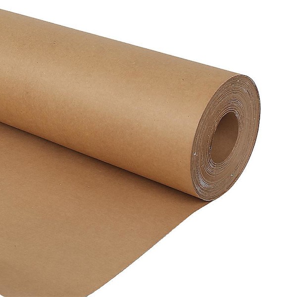 brun, omslagspapper, Kraftpappersrulle Idealisk för pyssel, presentinslagning, omslagspapper, matpapper 1*20m