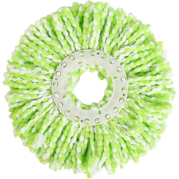 2-pakke universelle erstatningsrunde mopphoder i mikrofiber for 360 rotasjonsmopper - Superabsorberende for renseri tregulv