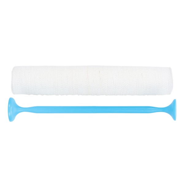 PVA sylinder vannløselig nett PVA mesh løselig fiskeforer felle strømpe agnpose Φ37mm / 1.5in X 5m / 16.4ft