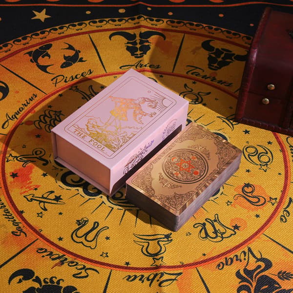 Tarot Cards with Guidebook and Box, Original Divination Tool Future Telling Tarot Card Deck for Beginners and Experienced Readers