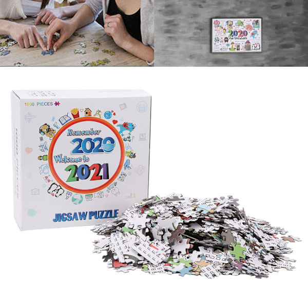 1000 bitars pussel i papper för att fira 2020 års pedagogiska leksaker för vuxna och barn typ A