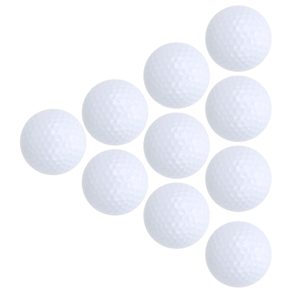 10 stk. Dobbeltlags golftræningsbolde bløde puttingtræningsbolde golftilbehør
