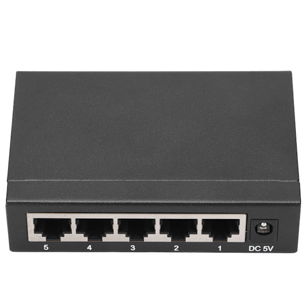 Ethernet-kytkin TBCS5005E 1000M 5 porttia Itseadaptiivinen jakaja Työpöytätietokoneen lisävarusteet 100240V (EU-pistoke)