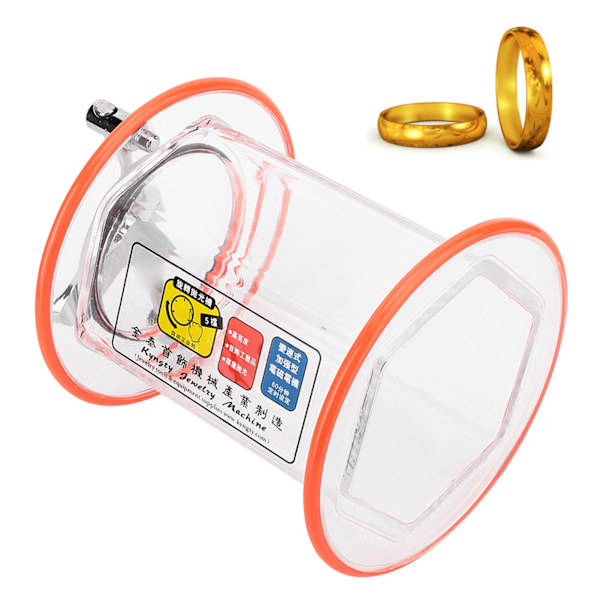 KT6808 Rolling Drum Rotary Polisher Bøtte Smykker Trommel Polermaskin