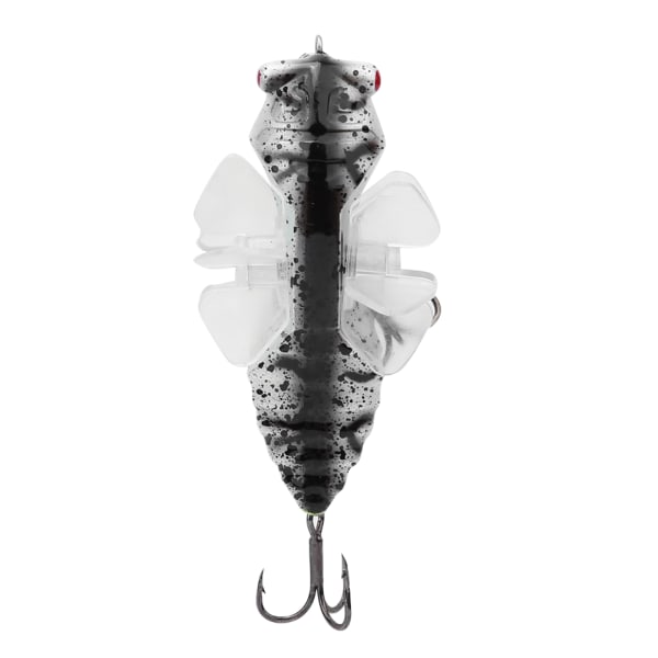 Kova kalaviehe Bionic Cicada Shape -kalastussyötti pyörivillä pyörteillä Potkuri Treble Hook 7,5 cmY238-6