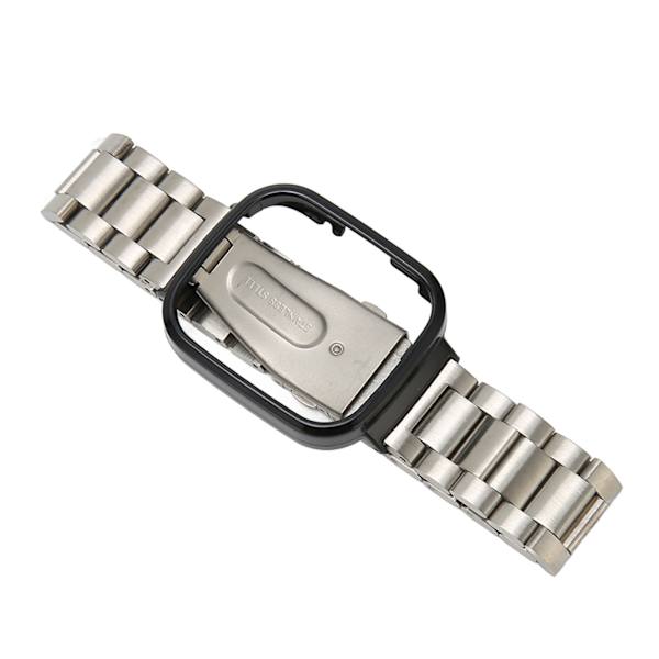 Watch Case Band 2 i 1 Justerat watch i rostfritt stål för Redmi Watch 3 Silver