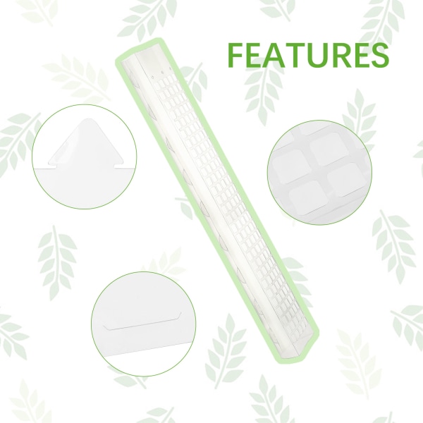 Växtplast Moss Pole Moss Stöder Klättring Växt Poler Sköldpadda Rygg Moss Rod för Växtstolpar och Torv