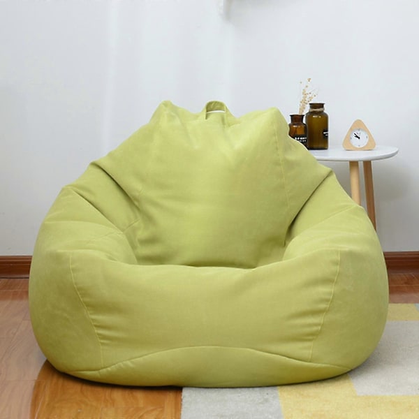 Ekstra Store Sækkestole Betræk til Sofa til Voksne og Børn - Indendørs Lazy Lounger Khaki 90*110cm