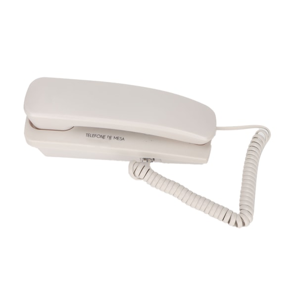 KXT1042-seinäpuhelin langallinen kiinteä puhelin mykistystoiminnolla Jakeluliitäntä soikea painike (valkoinen)